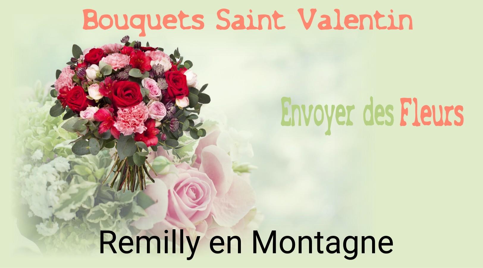 Roses de Saint-Valentin livrées à Remilly-en-Montagne